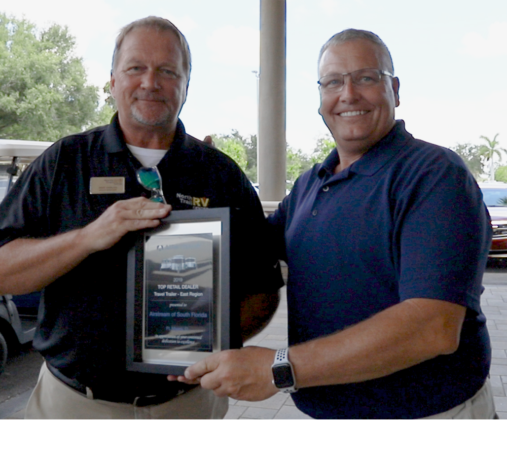 Mike Receiving Top Dealer Award